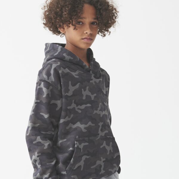 AWDis Kids Camo Hoodie Thumbnail